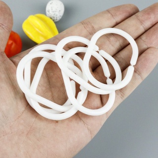 10 Móc Treo Rèm Cửa Vải, Màn Cửa Móc Treo Chữ C LAVEMO Bằng Nhựa Tiện Lợi Dễ Sử Dụng MT02