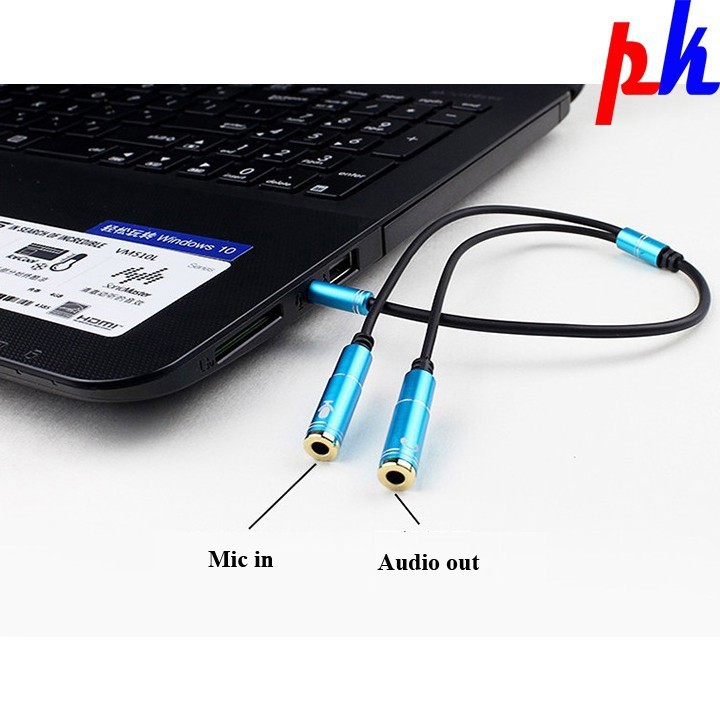 [Mã ELFLASH3 hoàn 10K xu đơn 20K] Dây Gộp Audio Và Micro thành Jack 3.5 - gộp audio và mic 3.5 ra tai nghe, 2kim ra 1 lỗ | BigBuy360 - bigbuy360.vn