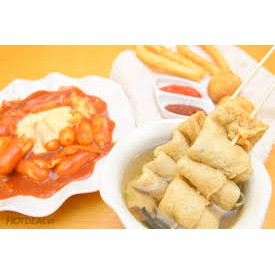 500g bánh gạo +sốt+kim chi+ bột phô mai