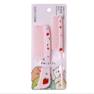 Set 2 lược chải tóc kute dễ thương