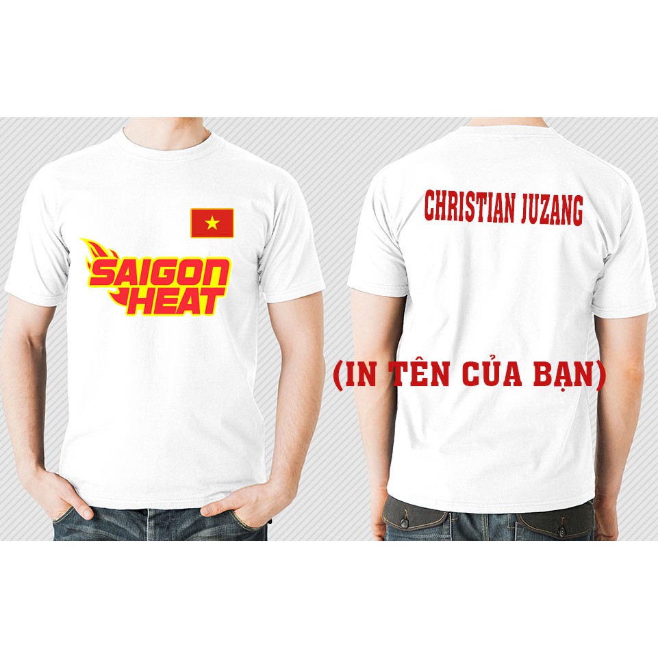 Áo Thun Sài Gòn Heat | Áo Bóng Rổ Sài Gòn Heat | In Tên Theo Yêu Cầu |  Shopee Việt Nam
