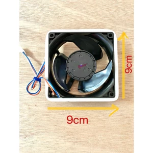 Quạt tủ lạnh Hitachi 9*9 3 dây DC 12V (hàng hãng)