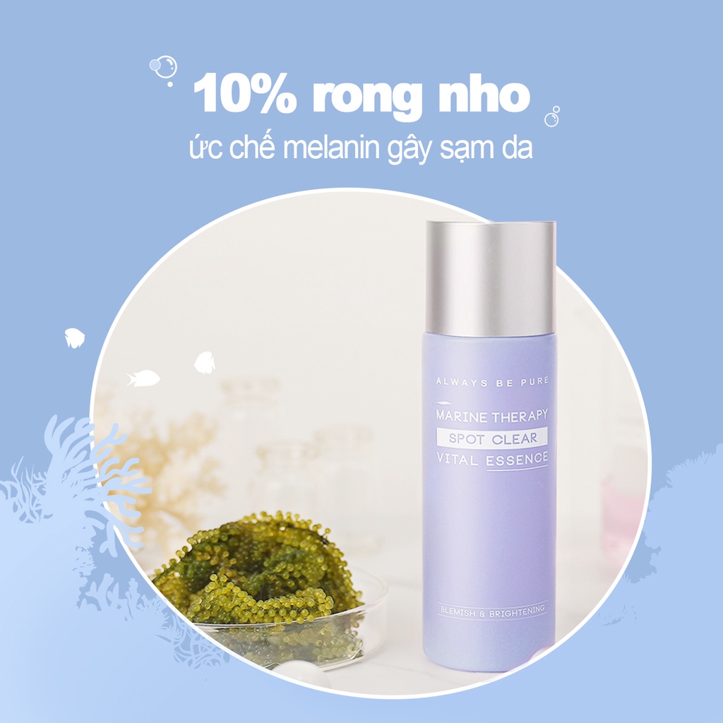 Ảnh Bộ sản phẩm sáng da ALWAYS BE PURE Marine Therapy Spot Clear Vital Essence 30ml + Dark Spot Correcting Serum 15ml 3