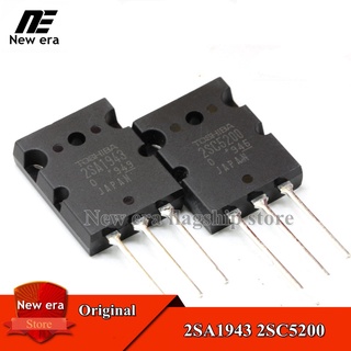 20 Cái 10 Cặp 2SA1943 2SC5200 TTA1943 TTC5200 TO-3PL (10 Cái A1943 + 10 Cái C5200) NPN PNP Toshiba ống khuếch đại công suất cao betterway thông thường và mới