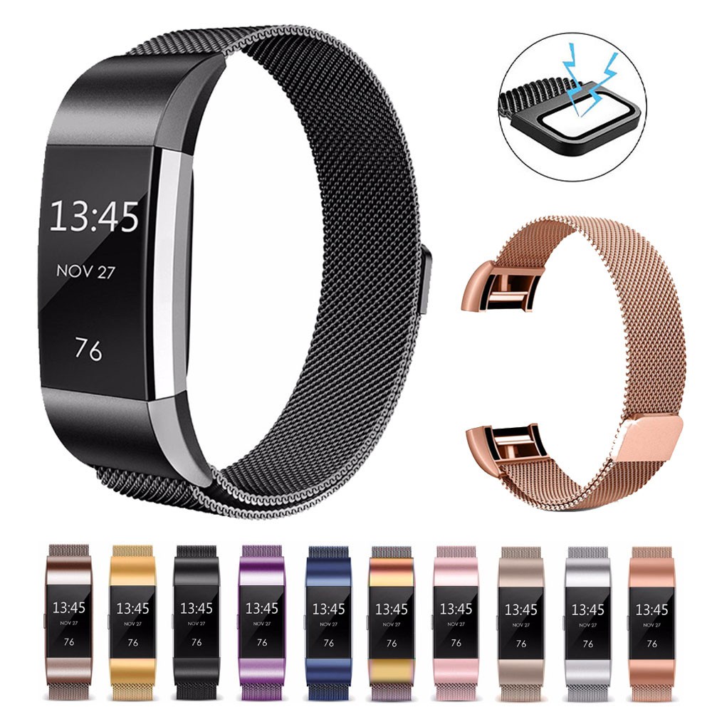 Dây đeo Inox Milanese Cho đồng Hồ Thông Minh Fitbit Charge 2 Shopee Việt Nam 1916