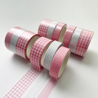 Bộ 3 cuộn băng keo washi phong cách vintage trang trí sổ tay