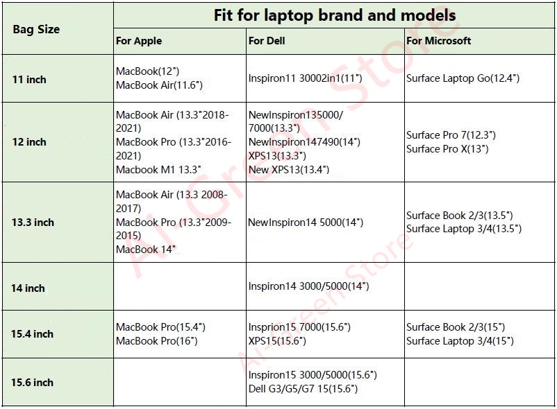 Túi Da Đựng laptop Sức Chứa Lớn Cho tablet / notebook / computer 13 ...