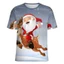 GN Áo Thun Giáng Sinh Tay Ngắn Anime Unisex Áo Ông Già Noel Hoạt Hình Đồ Họa Thường Ngày Xmas Tee Áo Sơ Mi Plus Kích Thước NG