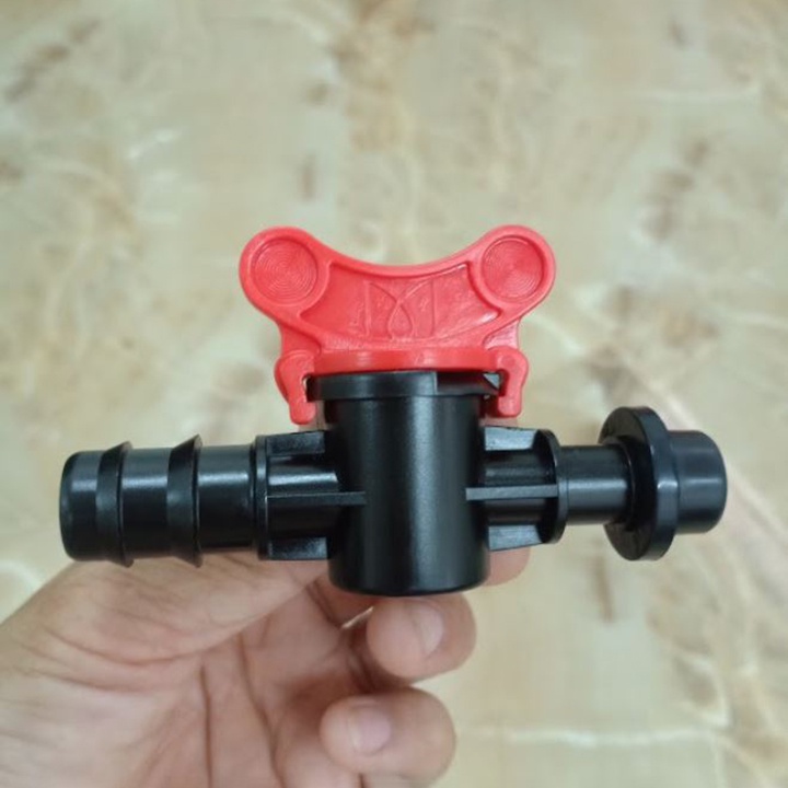 Van khởi thủy ống LDPE 16mm, 20mm, 25mm ,32mm kèm ron cao su van khóa ống tưới