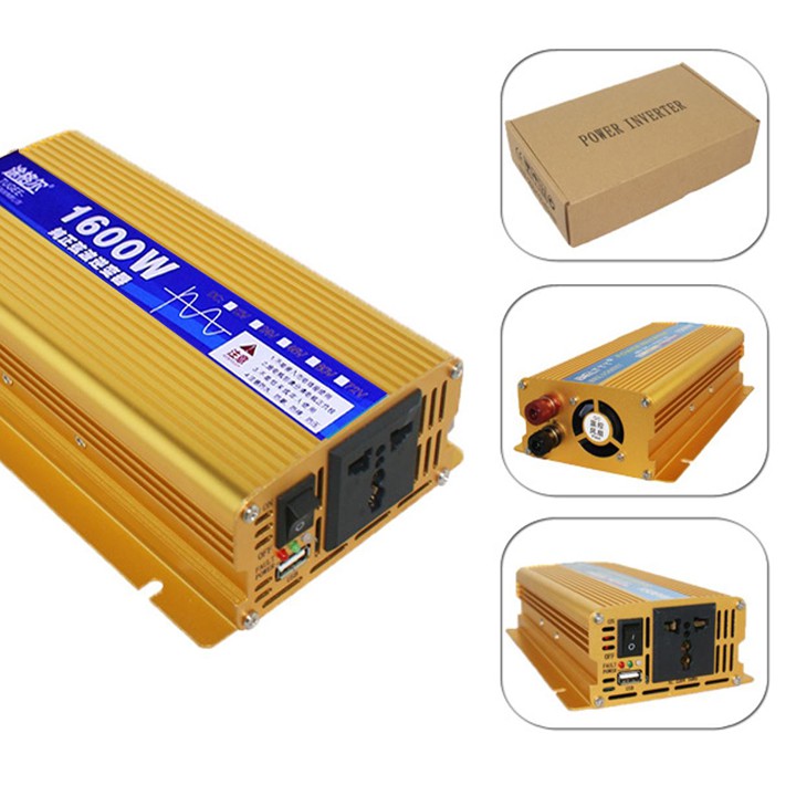 Kích điện 12v lên 220v sin chuẩn 1600W sử dụng thiết bị gia đình lúc khẩn cấp