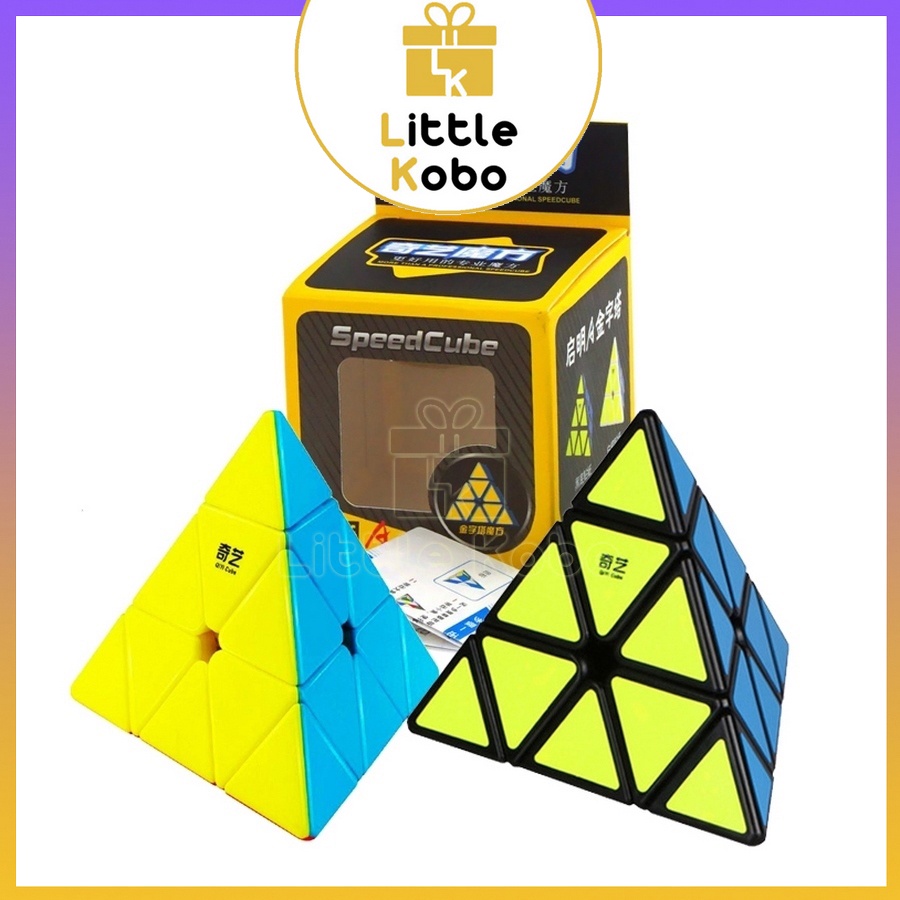 Rubik Pyraminx QiYi QiMing S2 Stickerless Rubic Tam Giác Kim Tự Tháp Đồ Chơi Trí Tuệ Trẻ Em