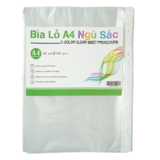 Bìa Lá Lỗ A4 400g file lá 11 lỗ đựng hồ sơ 100 tờ/xấp | Shopee Việt Nam