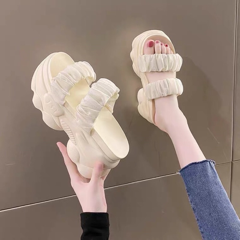 Dép nữ đế cao thời trang điệu đà (7-8cm)