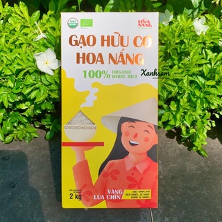 Gạo Hữu Cơ Vàng Lúa Chín Hoa Nắng 2kg - Xanhsam Natural & Organic