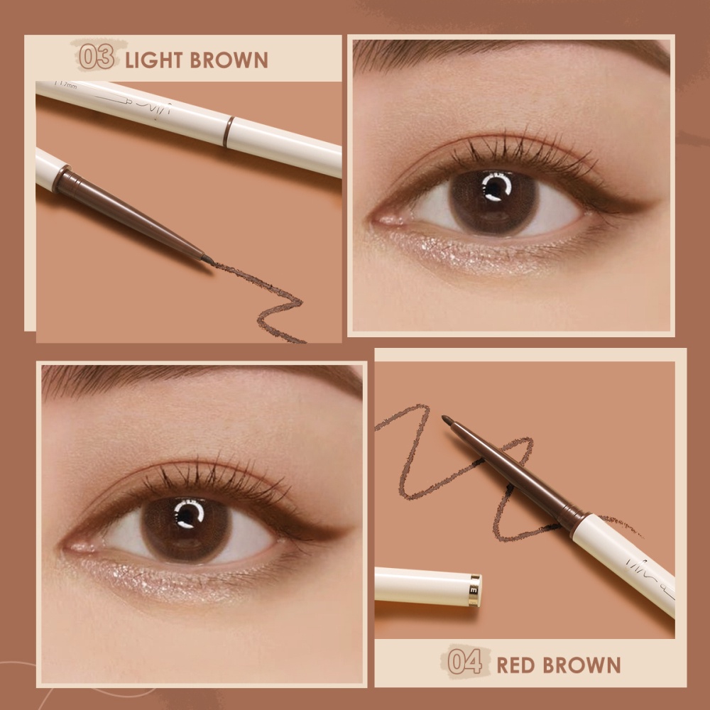 Ảnh Bút chì kẻ mắt FOCALLURE đầu mảnh 1.7mm chống thấm nước lâu trôi 1g 3