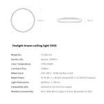 Đèn ốp trần Yeelight Arwen Series S - 550S/450S, Led RGB hắt trần - Bản Quốc Tế, hàng chính hãng, bảo hành 12 tháng — ảnh 6