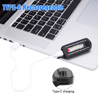 Đèn móc khóa mini siêu sáng, pin LED, dùng cho xe đạp, cảnh báo đỏ/xanh dương