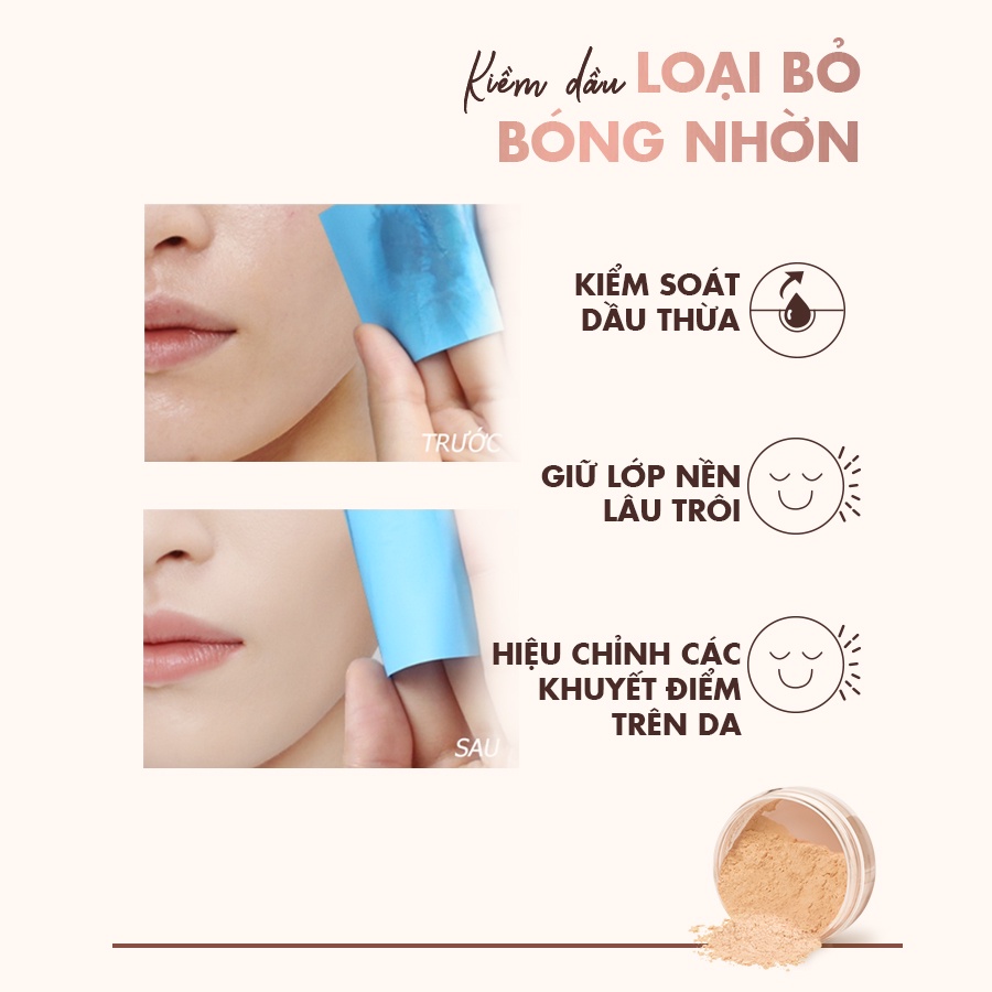 Ảnh Phấn Phủ Dạng Bột Silkygirl Shine Free Loose Powder 10g 2