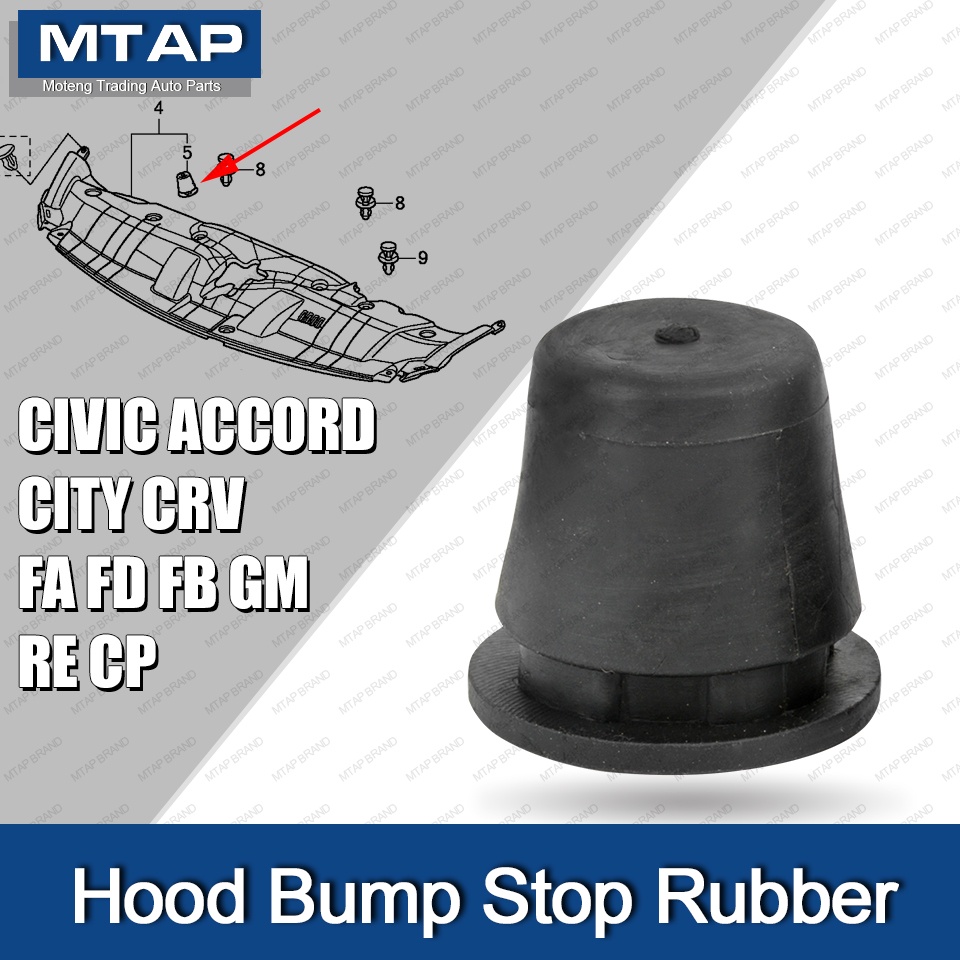 Đệm Hood / Hood Bump Stop Cao Su Cho XE HONDA CIVIC SNA SNB TR0 / CRV ...