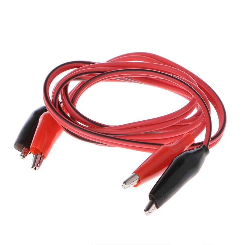 OXXGGKAO Dual Đỏ Đen Thử Nghiệm Dẫn Với Cá Sấu Kẹp Cá Sấu Dây Cáp Nhảy Cá Sấu