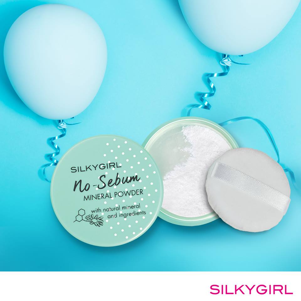 Ảnh Combo 2 Phấn Phủ Khoáng Kiềm Dầu Nosebum Silkygirl 5g 3