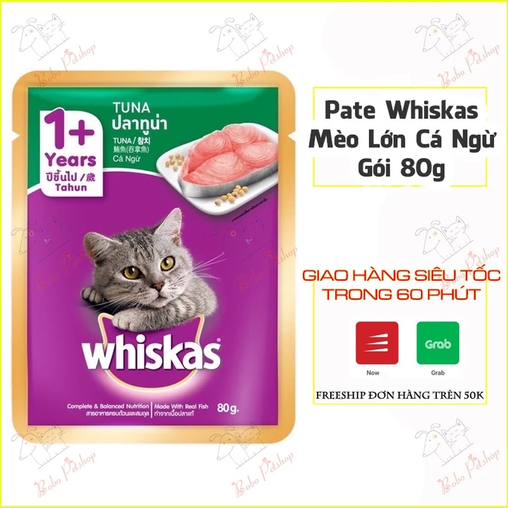 Cat Wet Food SHIP Whiskas – 85 g – 5