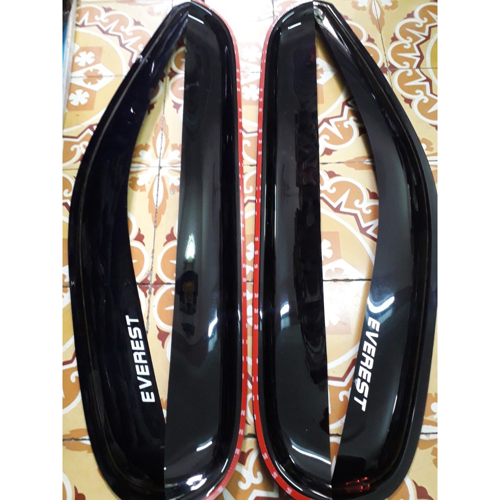 Vè che mưa nhựa đen xe Ford Everest đời 2005 2007 2008 2009 2010 2011 2012 2013 2014 2015 - Giá 1 bộ