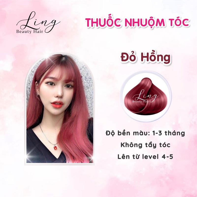 Với màu nhuộm tóc đỏ hồng, bạn sẽ trông thật quyến rũ và tự tin. Đôi khi chỉ cần thay đổi kiểu tóc là bạn đã có thể thay đổi hoàn toàn vẻ ngoài của mình. Nhấn vào ảnh để khám phá thêm về tóc đỏ hồng đầy bí ẩn này.