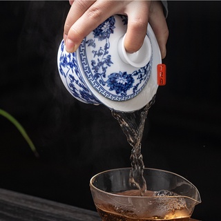 Chén Khải, Tiềm Trà Sứ Cảnh Đức Thấu Quang Tinh Khiết, Dung Tích 260ml
