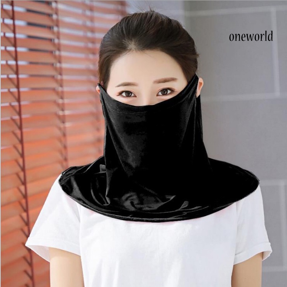 Ow Nữ Thời Trang Miệng Cổ Chống Tia UV Chống Bụi Thoáng Khí Mặt Ngoài Trời