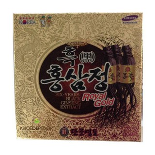 Cao Hắc Sâm 6 Năm Tuổi KANGHWA Hàn Quốc 1000g (Six-Years Black Ginseng Extract ROYAL GOLD)