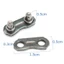 Set 10 Khớp Nối Xích Bằng Thép Không Gỉ Cho Cưa Máy 325 058