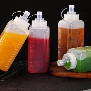 Chai Nước Sốt Bóp 800 / 1000ML - Hộp Đựng Gia Vị Miệng Lớn - Nước Sốt Salad Gia Vị Nhà Bếp Chai Dầu Ô Liu