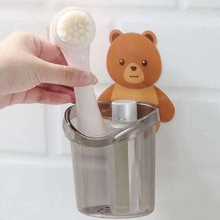 Cốc gấu cắm bán chải đa năng siêu tiện lợi bền đẹp chắn chắn