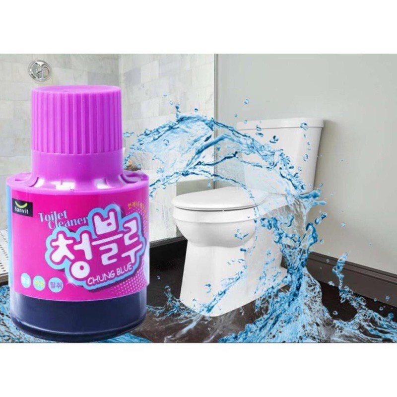 Chai Thả Bồn Cầu diệt khuẩn (Hàn Quốc )  Lọ thả bồn cầu thơm hương hoa