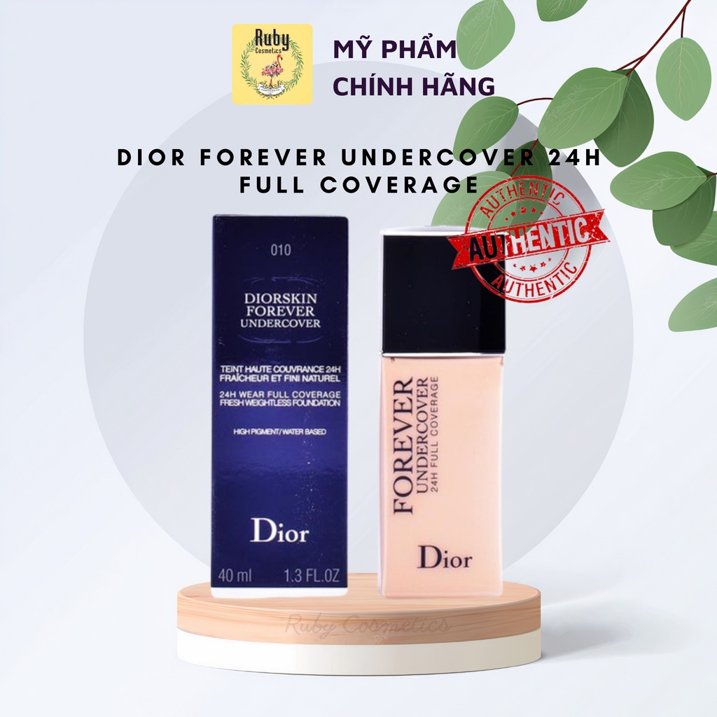 Kem Nền Dior Forever Undercover 24H Full Coverage (Full Box & Unbox 40Ml) |  Shopee Việt Nam