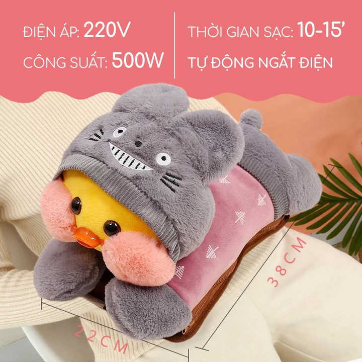 Túi chườm bụng kinh cắm điện quà tặng túi sưởi hình thú túi chườm nóng lạnh giữ nhiệt lâu cao cấp( CÓ BẢO HÀNH) – 2
