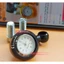 Đồng hồ gắn chân kính chiếu hậu mini xe máy tặng kèm ốc bắt 10 ly và pin