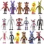 Fnaf đáng yêu 6 mảnh Năm đêm tại Freddys Các bức tượng nhỏ để làm bánh và đồ trang trí