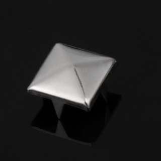 100pcs Square Rivet Metal Studs Spikes Nail Punk Shoes Belt Clothing Decor DIY