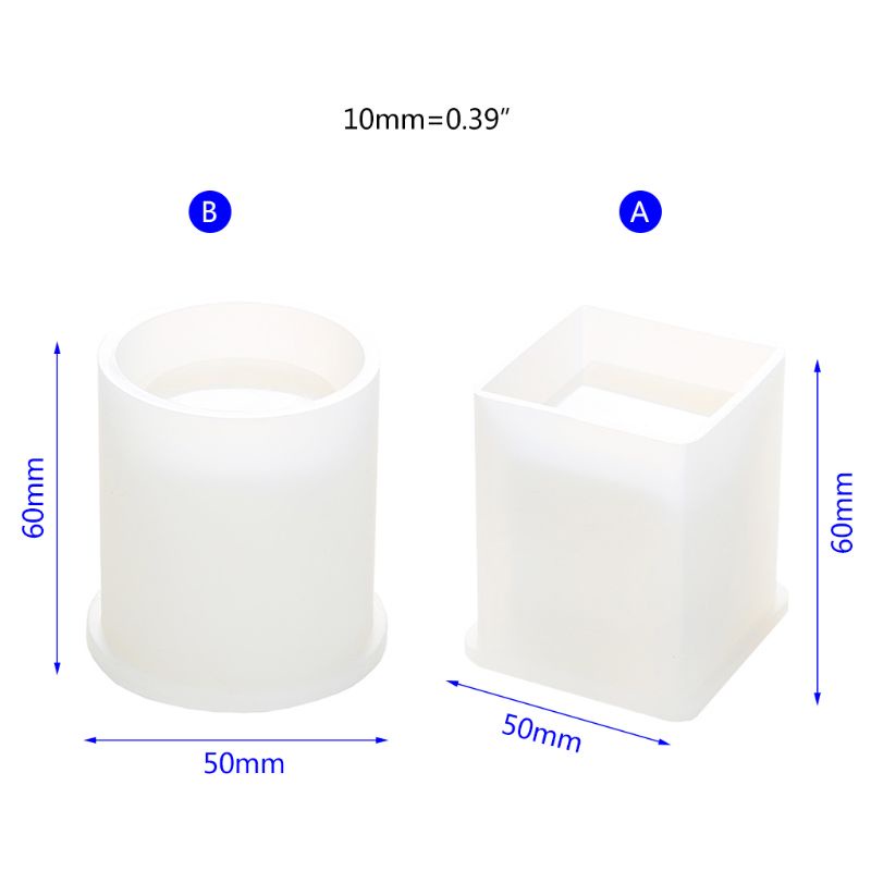 Dasbsug Đơn Giản Cốc Nước Khuôn Silicon Bình Khuôn Đa Năng Nhựa Dính Đúc Khuôn