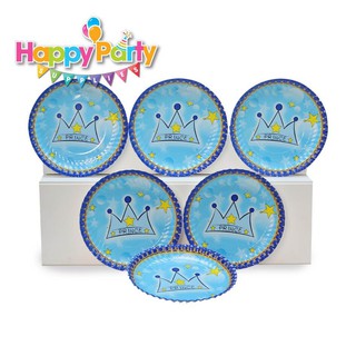 ( Nhiều mẫu ) Đĩa giấy sinh nhật set 6 cái
