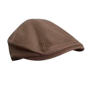 Mũ Beret Một Lớp Bằng Vải Lanh Mỏng Thoáng Khí Phong Cách topi lelaki Cổ Điển Mùa Xuân Hè Cho Nam