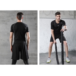 [XẢ HÀNG] Áo Thể Thao Body Nam Lưới Thoáng Khí 2026, Áo Tập GYM, Đá Bóng, Chạy bộ Vải Thun Co dãn Thoáng Mát
