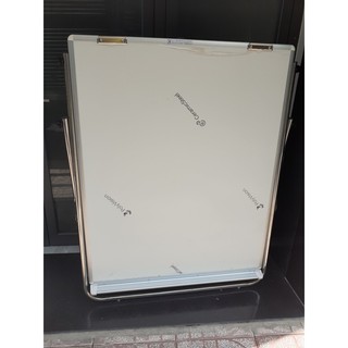 Bảng flipchart viết bút lông từ Ceramic của Bỉ, chân inox(bavico)
