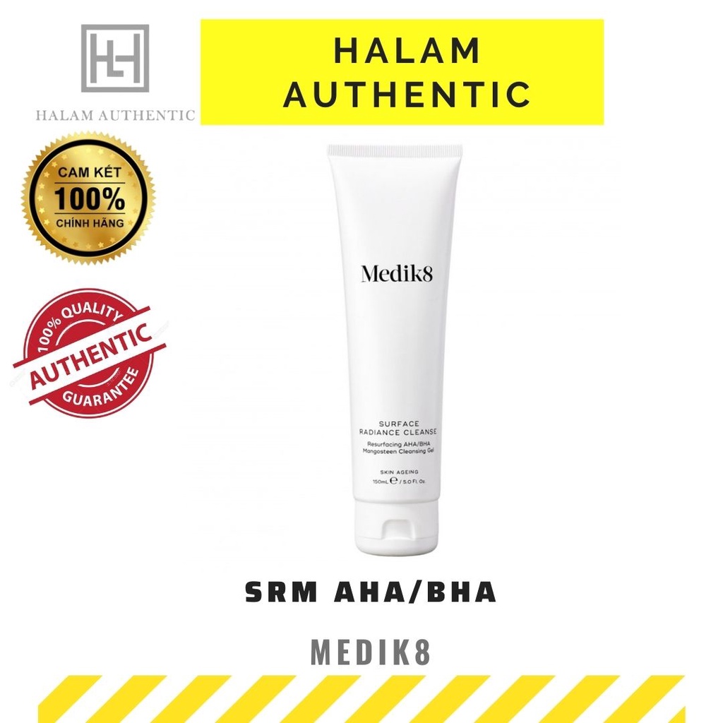 [Chính Hãng] Sữa rửa mặt có chứa AHA/BHA Medik8 Surface Radiance ...