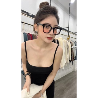 Gọng kính má hồng tỷ tỷ cute trong suốt, nhựa dẻo - Bự Store