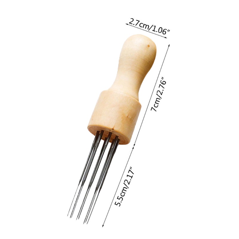 PPY DIY Nỉ Kim Với Tám Dụng Cụ Thủ Công Len Nỉ Stitch Punch Tay Cầm Chắc Chắn