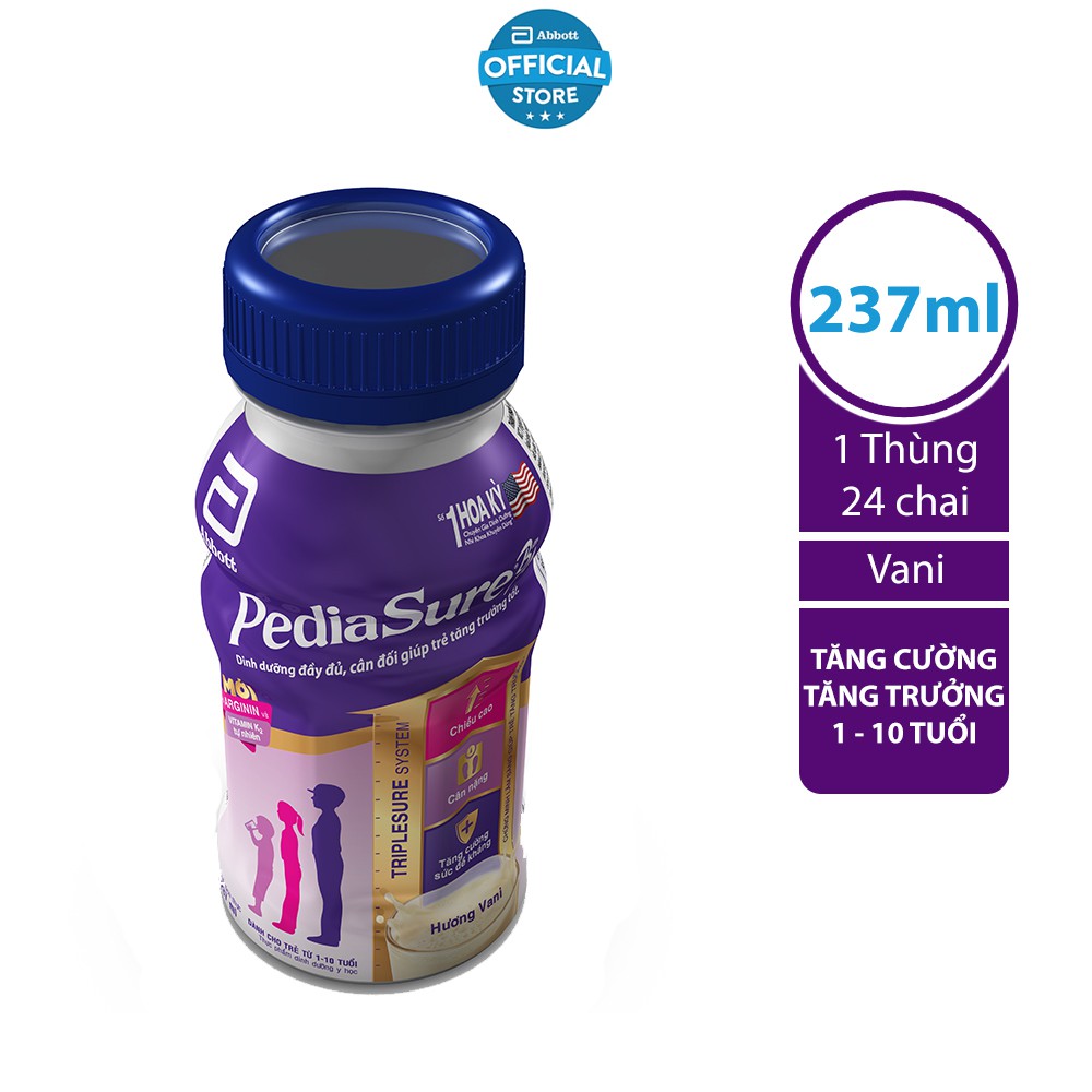 Ảnh Thùng 24 Sữa nước PediaSure 237ml/chai hương vani 4