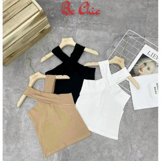 Áo Hai Dây Nữ , Áo Thun Hai Dây kiểu cổ yếm chéo dây điệu đà gợi cảm mã Bra B617 BC_CHIC LINGERIE